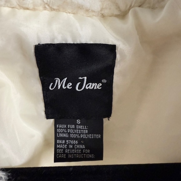 ME JANE Faux Fur Vest Tunic Length With Pockets! - Picture 5 of 5